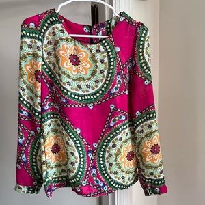 Paisley Long Sleeve Blouse